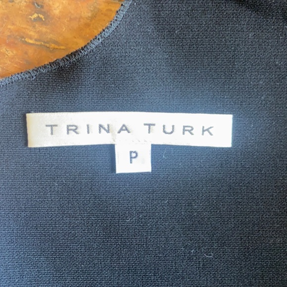 Trina Turk Jaala Colorblock Crepe Top - Picture 4 of 5